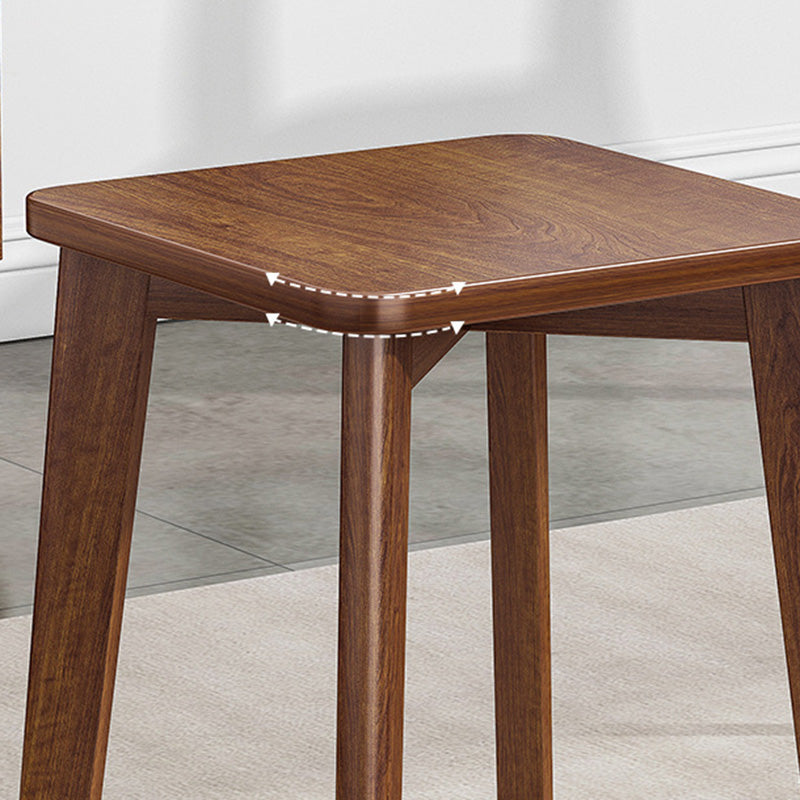 Chinese Wood Stackable Low Stool