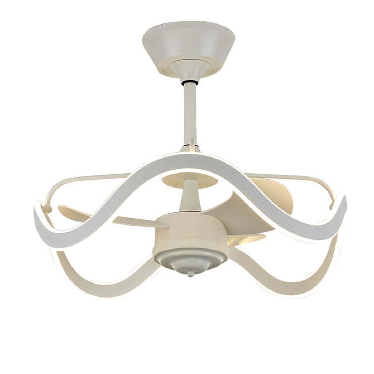 Modern Circular Silent Inverter Ceiling Fan Light