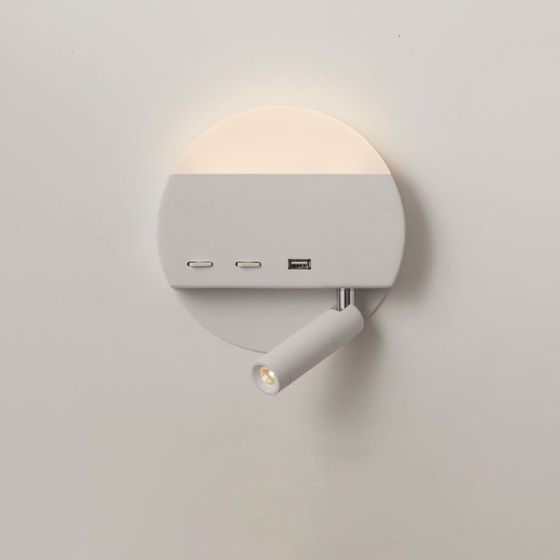 Minimalist Acrylic Aluminum LED Reading Sconce