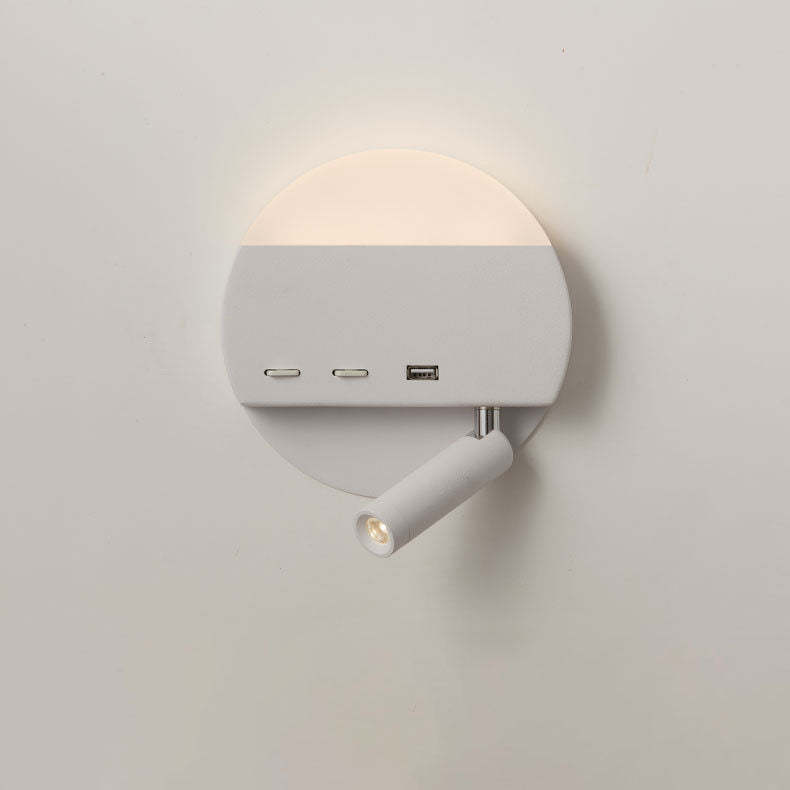 Minimalist Acrylic Aluminum LED Reading Sconce