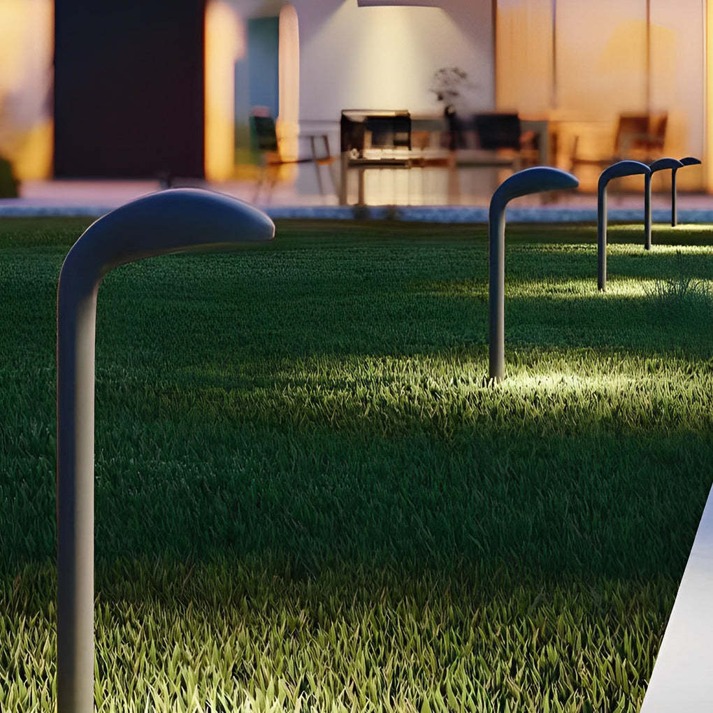 Aluminum 2-Light LED Warm Light Outdoor Landscape Pathway Lights-Lighom