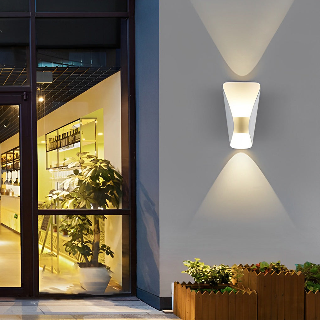Unique Creative Up and Down Lights Outdoor Wall Lights Waterproof Wall Sconces Wall Lamp-Lighom