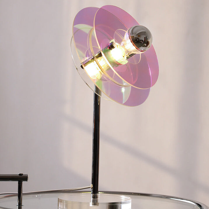 Modern Acrylic Saucer Table Lamp
