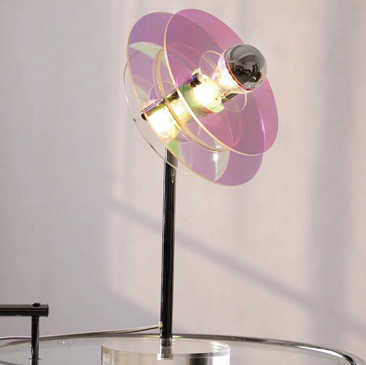 Modern Acrylic Saucer Table Lamp