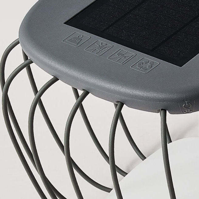 Solar Minimalist Cage LED Outdoor Landscape Light