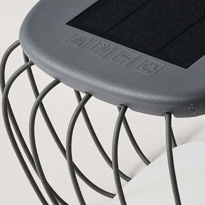 Solar Minimalist Cage LED Outdoor Landscape Light