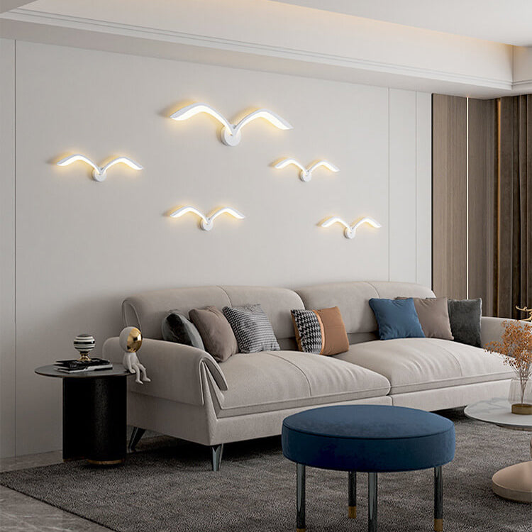 Nordic Minimalist Seagull Acrylic LED Sconce