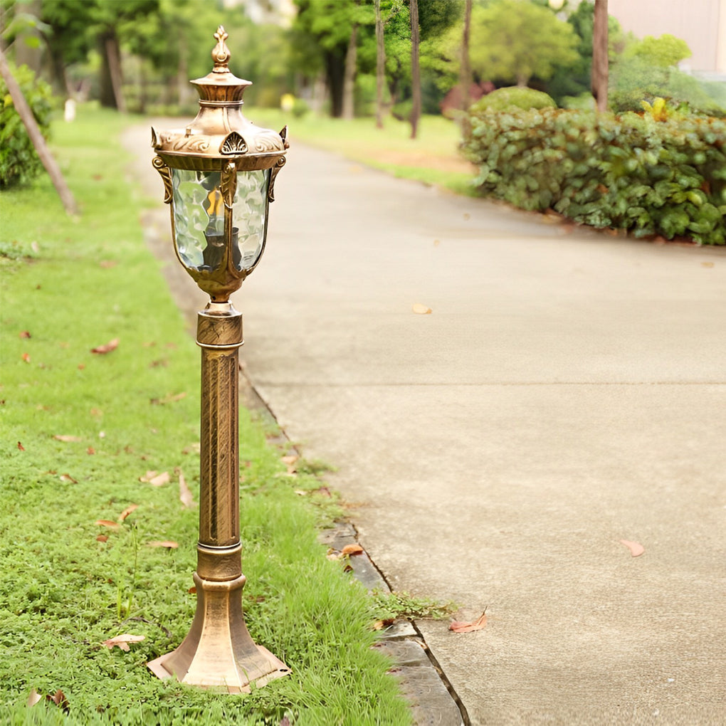 European-Style Waterproof Outdoor Lawn Lamp Elegant Pathway Lighting-Lighom