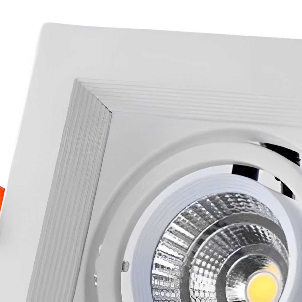 Rectangular Adjustable Dimmable Recessed Spotlight