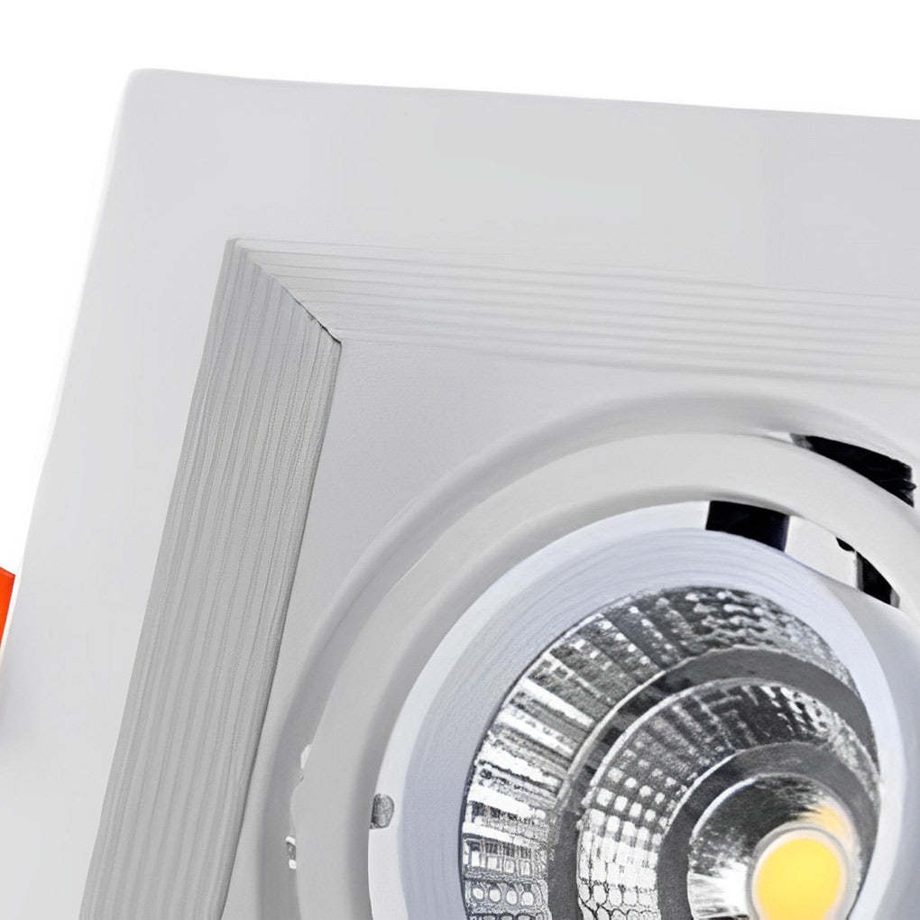 Rectangular Adjustable Dimmable Recessed Spotlight