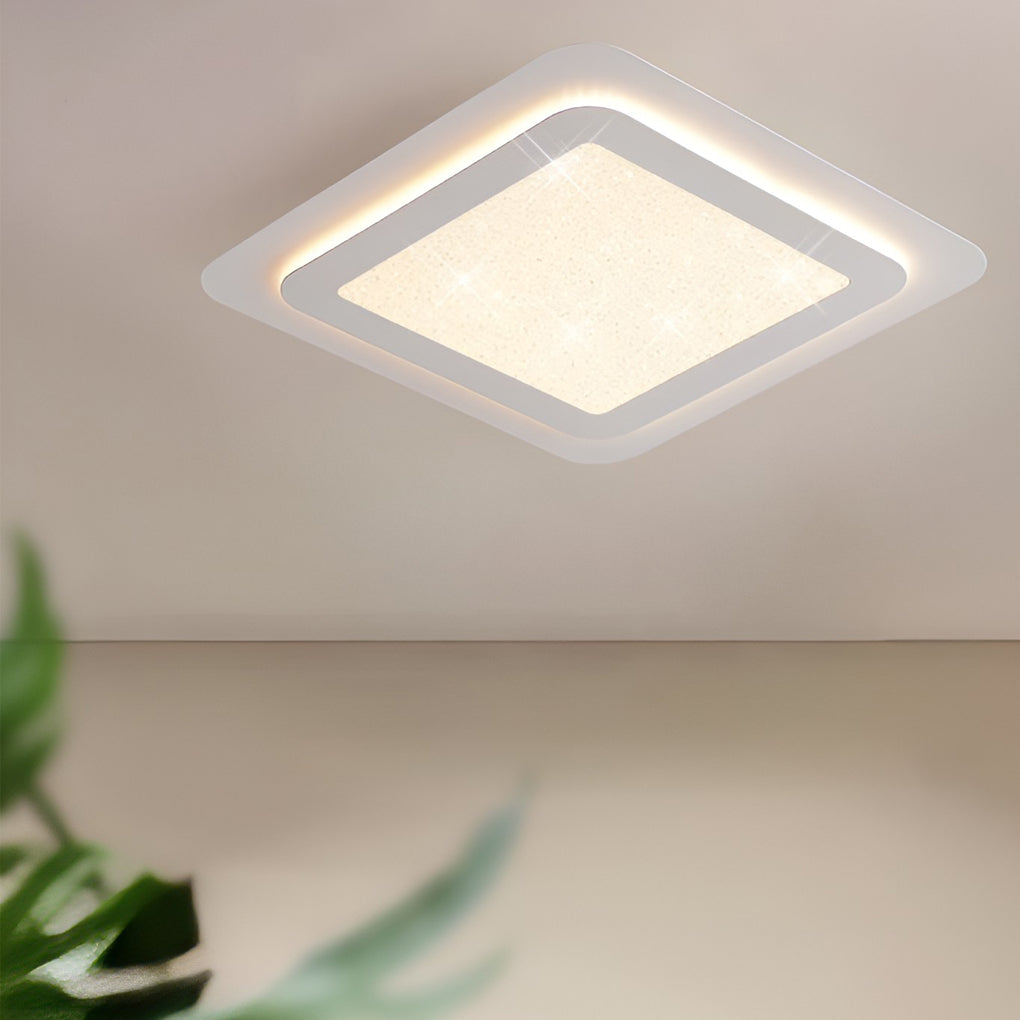 Minimalist Square Circular LED Dimmable Ceiling Light