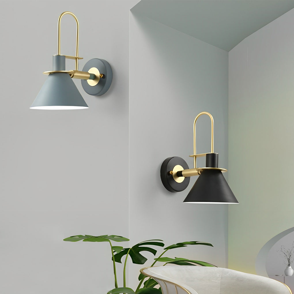 Minimalist Horn Iron Modern Wall Sconce