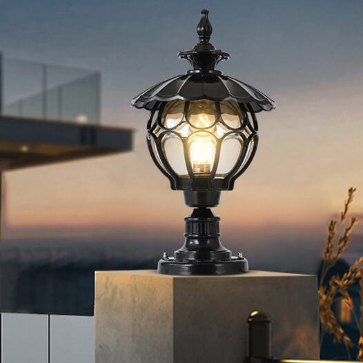 European Round Column Outdoor Landscape Light