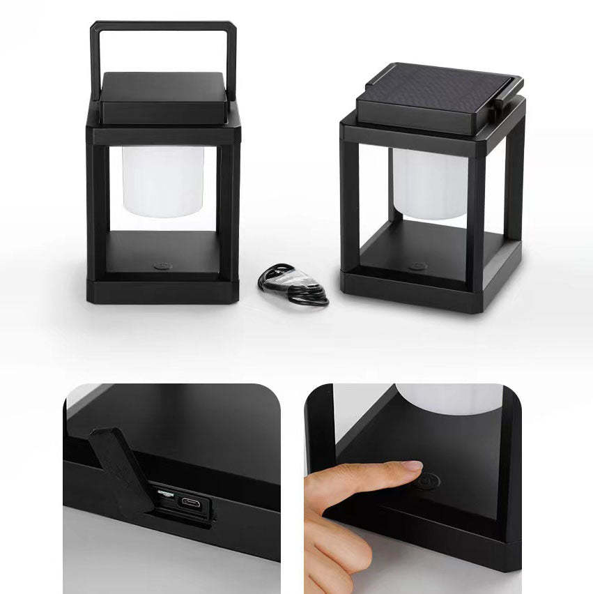 Modern Square Solar LED Outdoor Camping Light