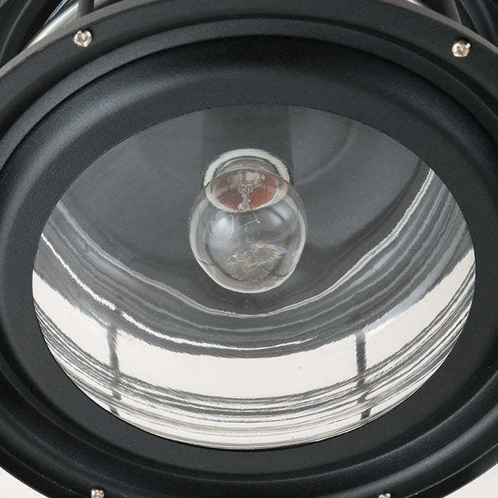 Industrial Vintage Drum Outdoor Ceiling Light
