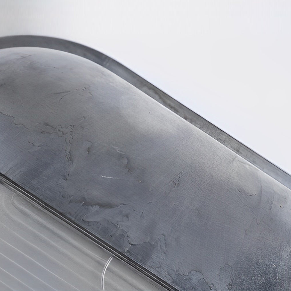 Round Oval Cast Aluminum Glass Waterproof Retro Industrial Wall Lamp-Lighom
