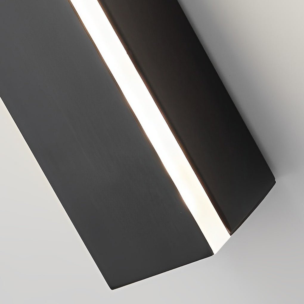 Long Strip Minimalist Three Step Dimming LED Copper Modern Wall Lamp-Lighom