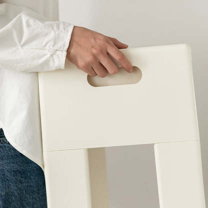 Contemporary Backless Plastic Chair