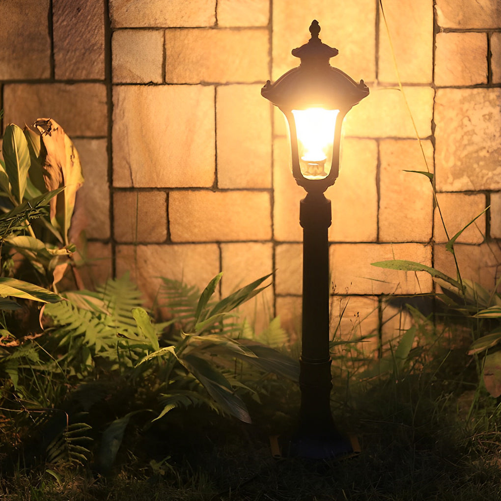 Vintage Classic Waterproof LED Black European-style Outdoor Lawn Lights-Lighom