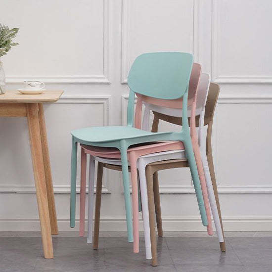 Nordic Macaron Stackable Dining Chair