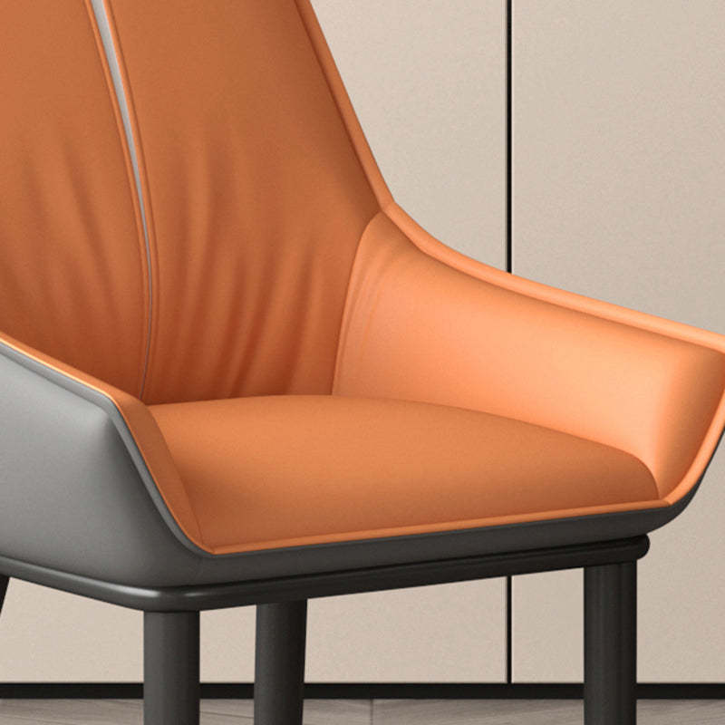 Nordic Leather Upholstered Dining Chair