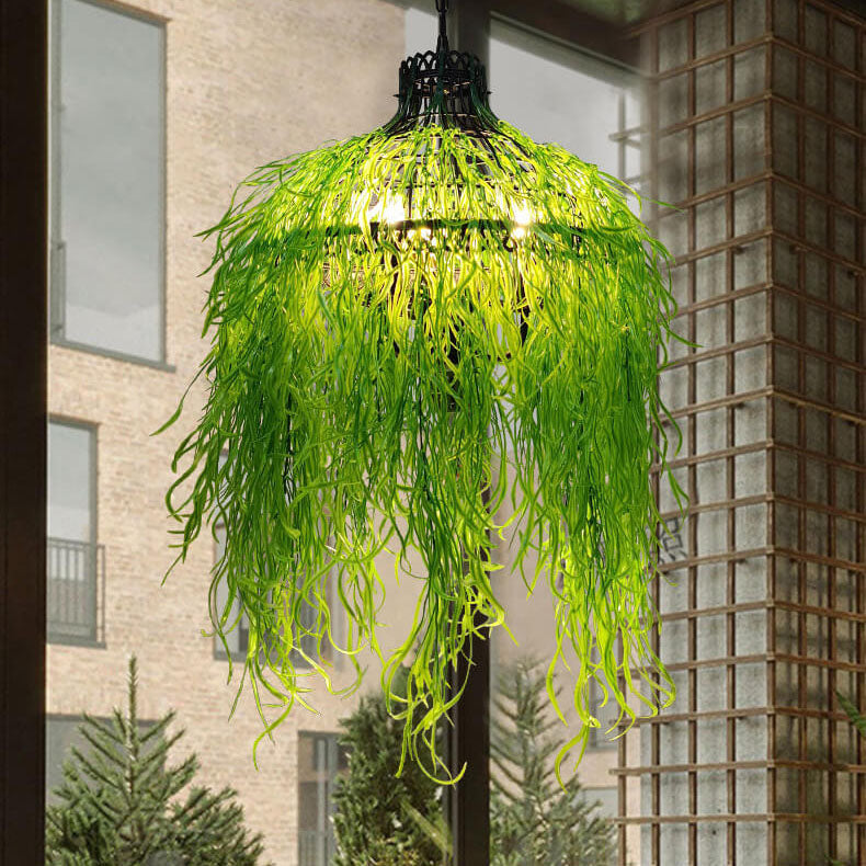 Plant Vine Decorative 3-Light Chandelier