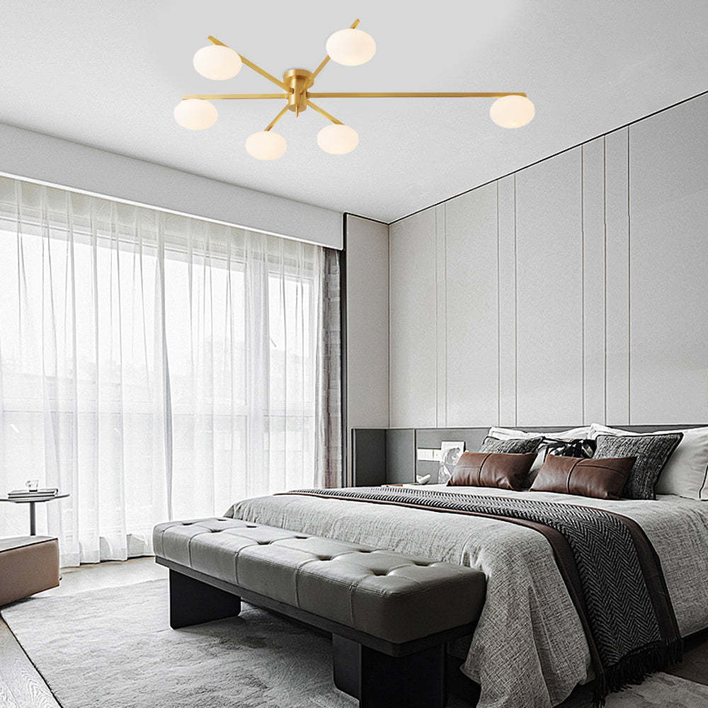 Semi Flush Mount Jasper Ceiling Lamp