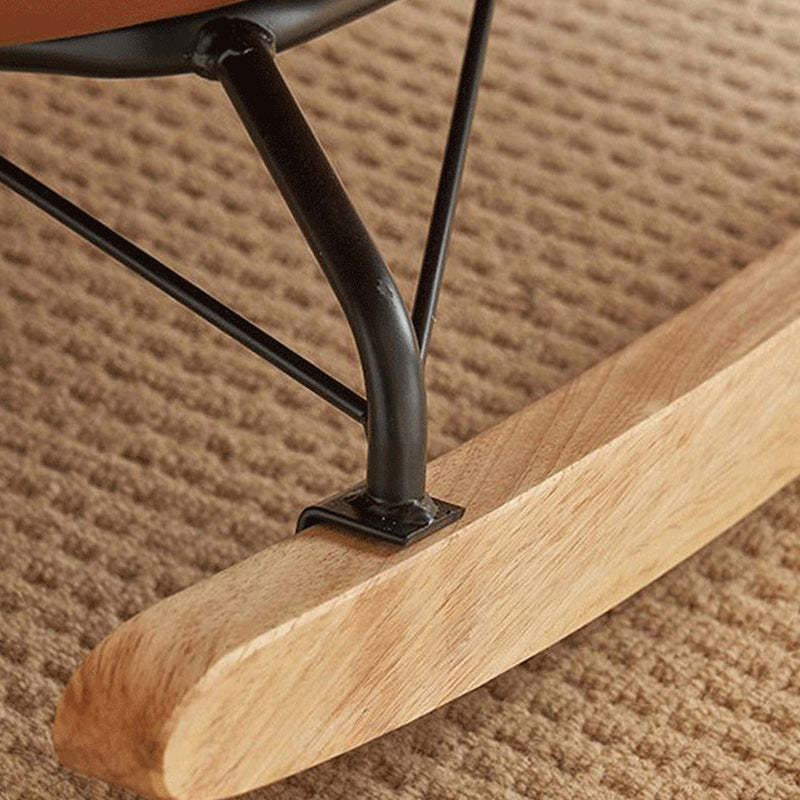 Nordic Tufted Velvet Rocking Chair
