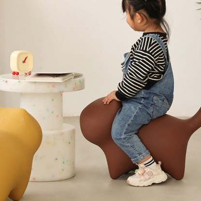 Scandinavian Round End Table