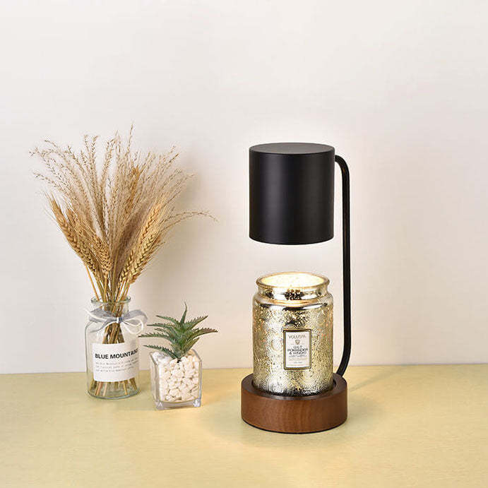 Japanese Wood Timing Dimming Melting Wax Table Lamp