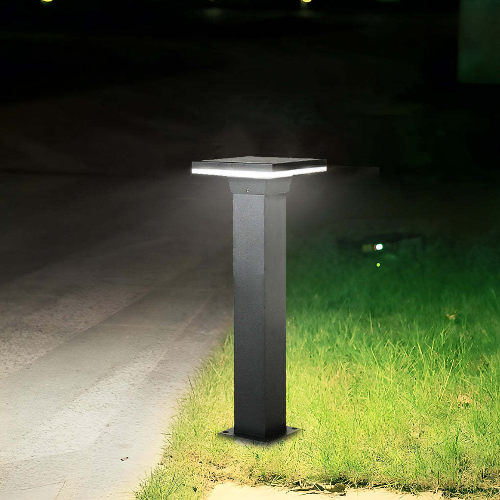 Outdoor Minimalist Round Square Waterproof LED Landscape Lighting Lawn Lamps-Lighom