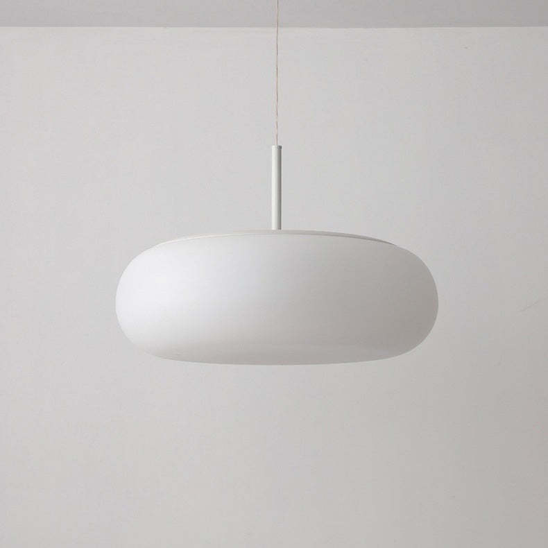 Minimalist Oval Iron LED Pendant Light