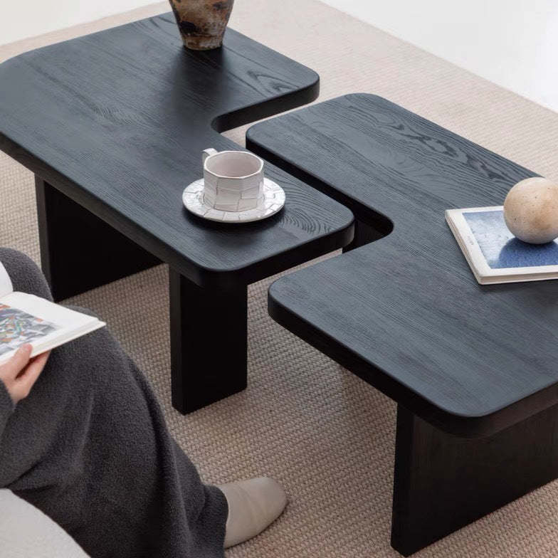 Nordic Pine Ash Wood Coffee Table — Combination / Ash Wood