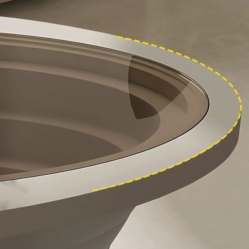 Luxury Oval Glass Coffee Table