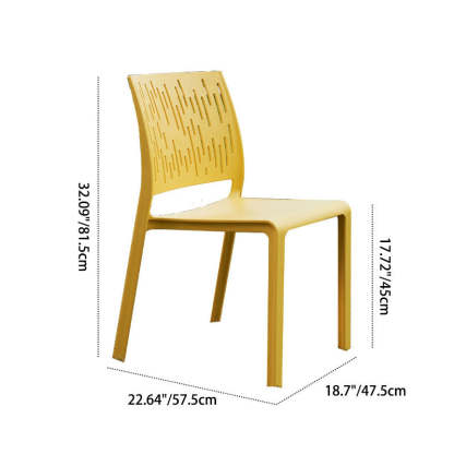 Minimalist Square Plastic Chair