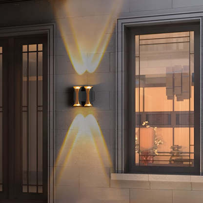 Waterproof Up and Down Lights LED Modern Outdoor Wall Sconce Lighting-Lighom