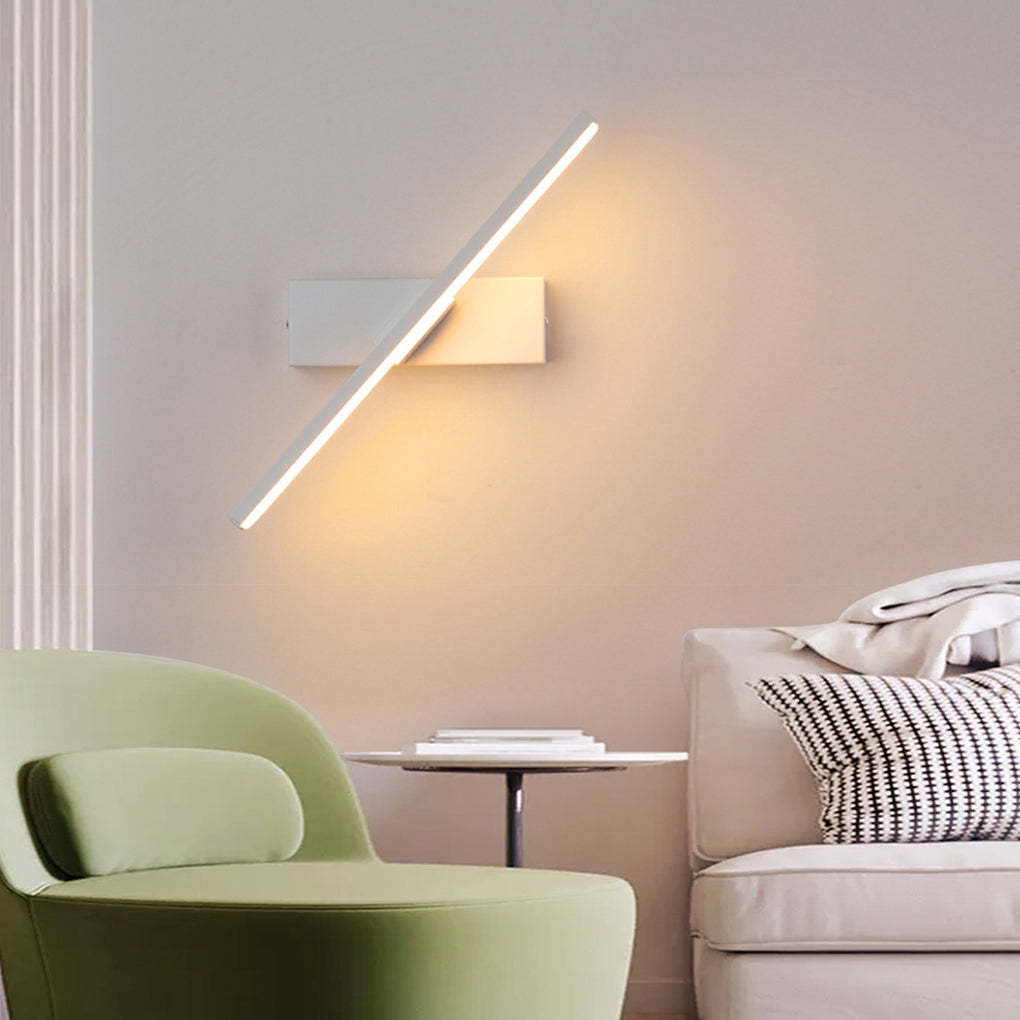 330�� Rotatable Creative Strip LED Modern Wall Lamp Wall Sconce Lighting-Lighom