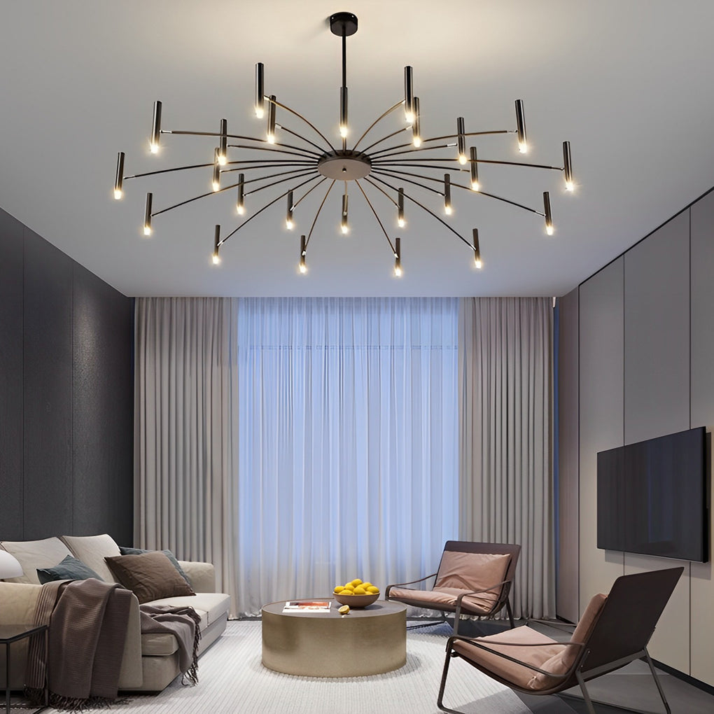 Irregular 3D Stainless Steel Ball Postmodern Pendant