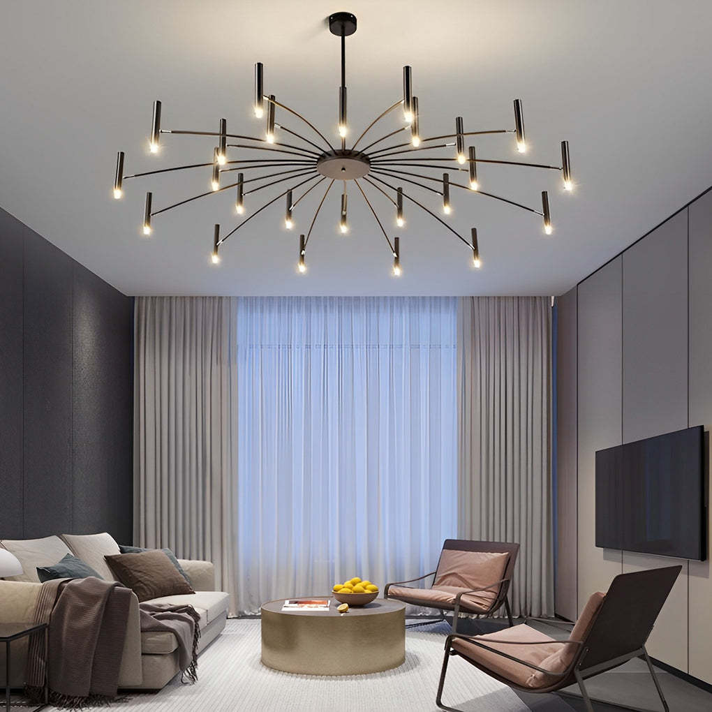 Irregular 3D Stainless Steel Ball Postmodern Pendant