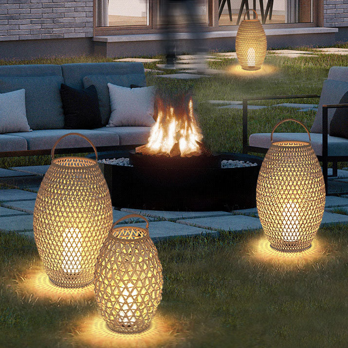 Outdoor Bamboo Portable Garden Landscape Light