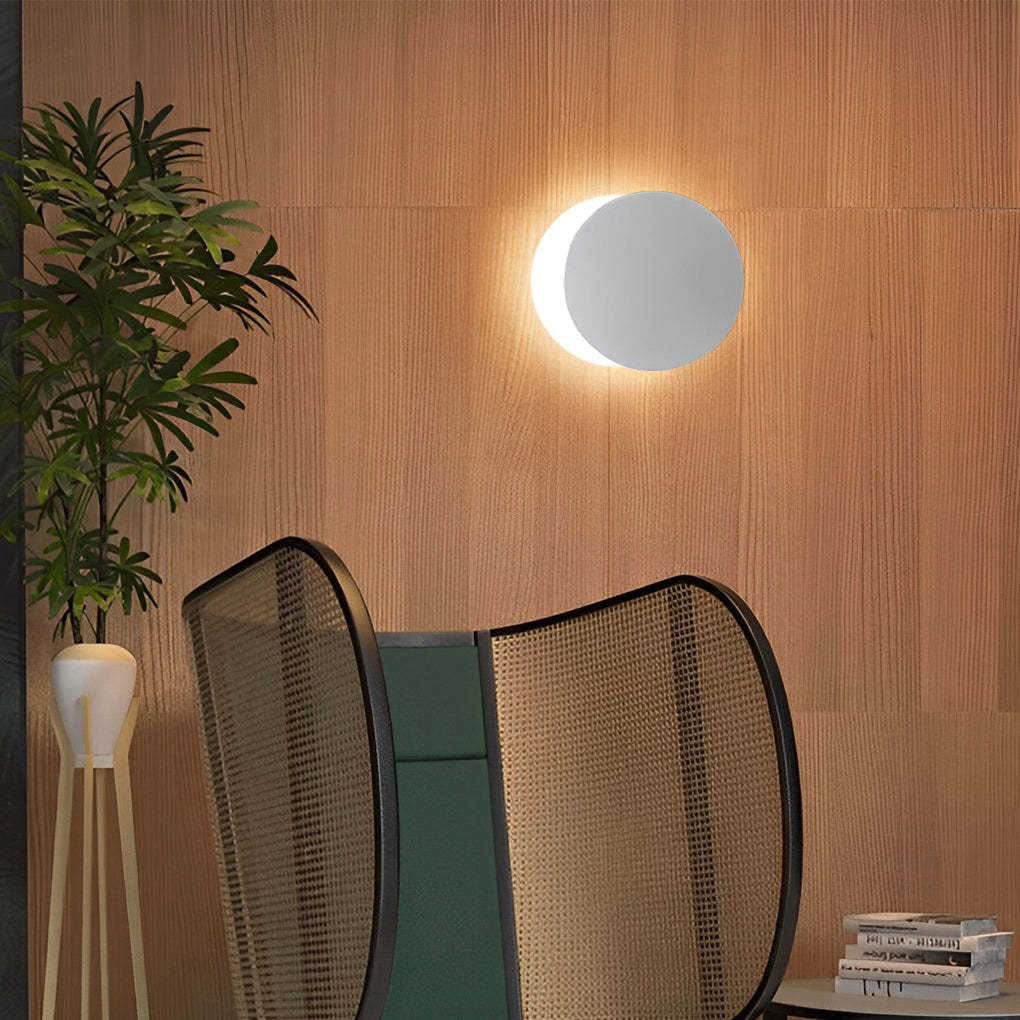 360 Rotatable Round LED Modern Decorative Wall Sconce