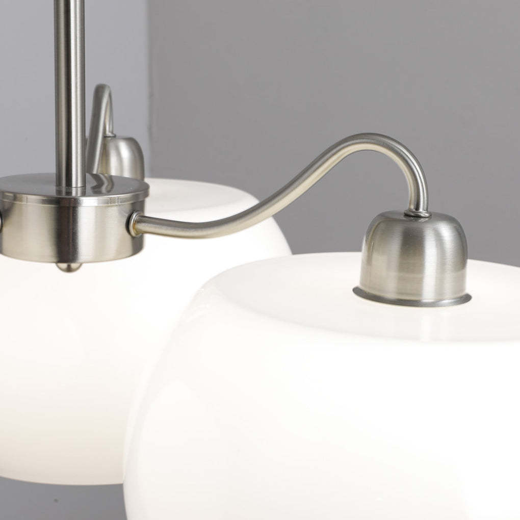Glass White Vintage Pendant Chandelier