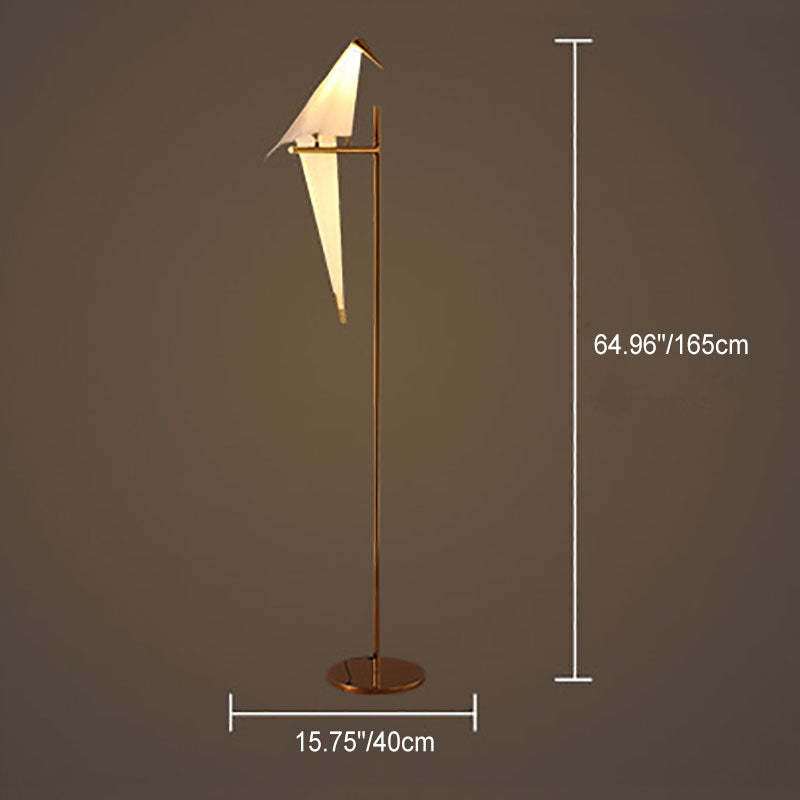 Nordic Iron Bird Floor Lamp — 2 Lights / 110V-120V For US/CA