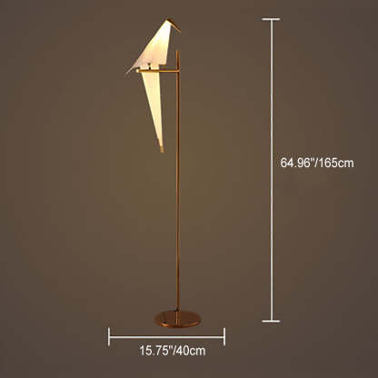 Nordic Iron Bird Floor Lamp — 2 Lights / 110V-120V For US/CA