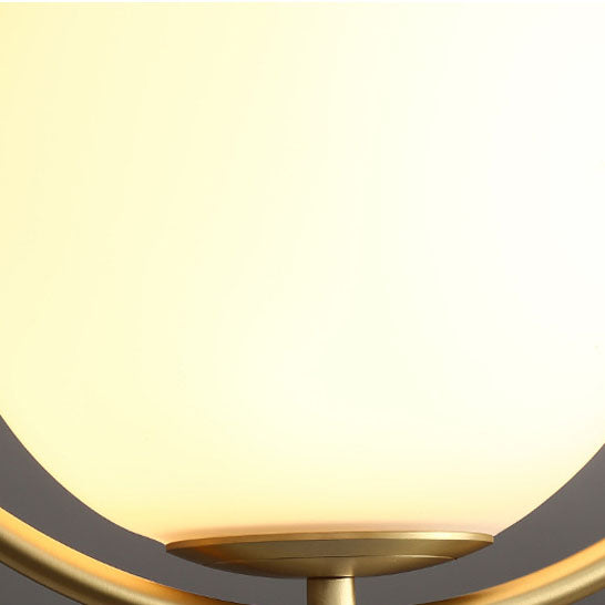 Modern Minimalist Oval Glass Orb Pendant