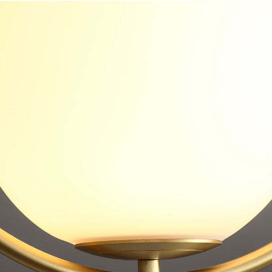 Modern Minimalist Oval Glass Orb Pendant