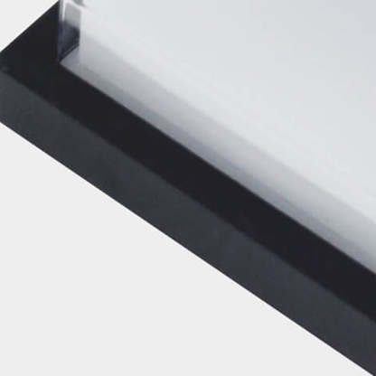Modern Outdoor Aluminum Induction Flush Light — Intelligent Body Sensor - Warm Light / 220V-240V For UK/AU