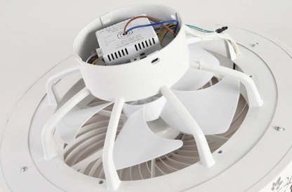 Luxury Round Lace LED Flush Mount Ceiling Fan Light