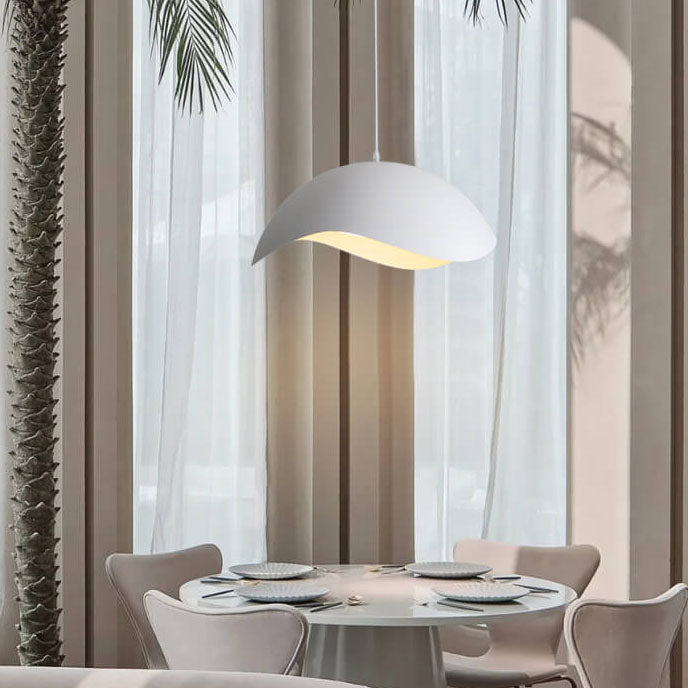 Nordic Minimalist Dome Wave LED Pendant Light