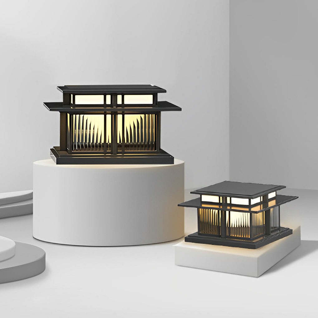 IP65 LED Modern Solar Post Cap Pillar Light